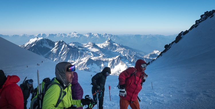 Sattel des Elbrus