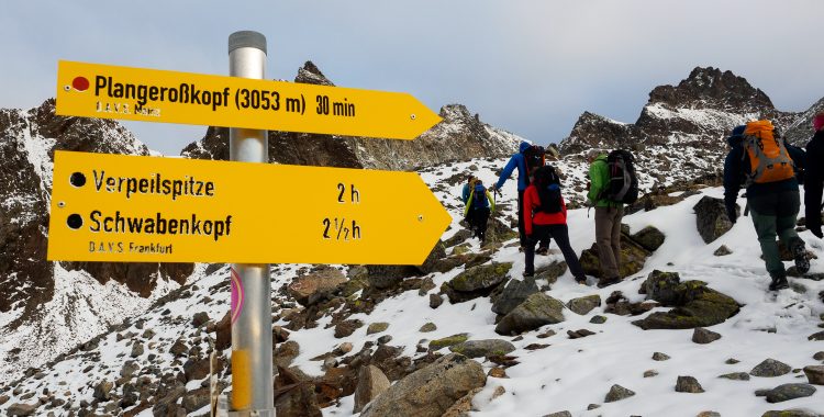 Weg zur Verpeilspitze