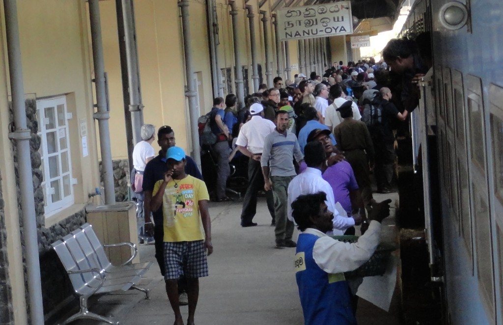 Bahnhof in Sri Lanka