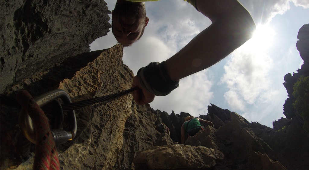 Klettersteig im 