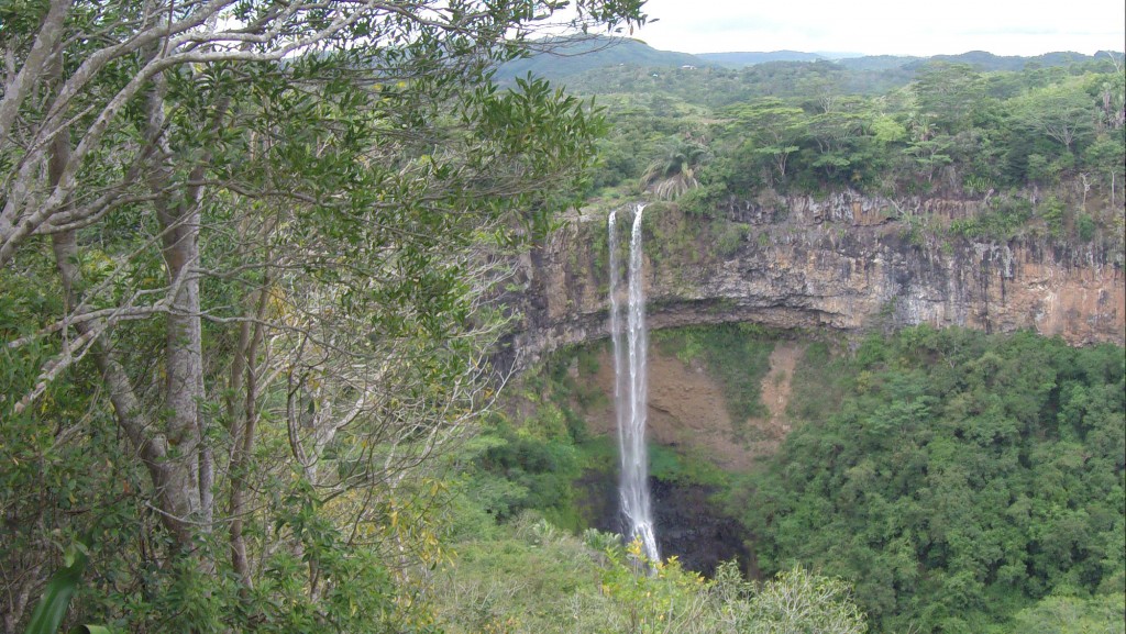 Wasserfall bei Chamarel