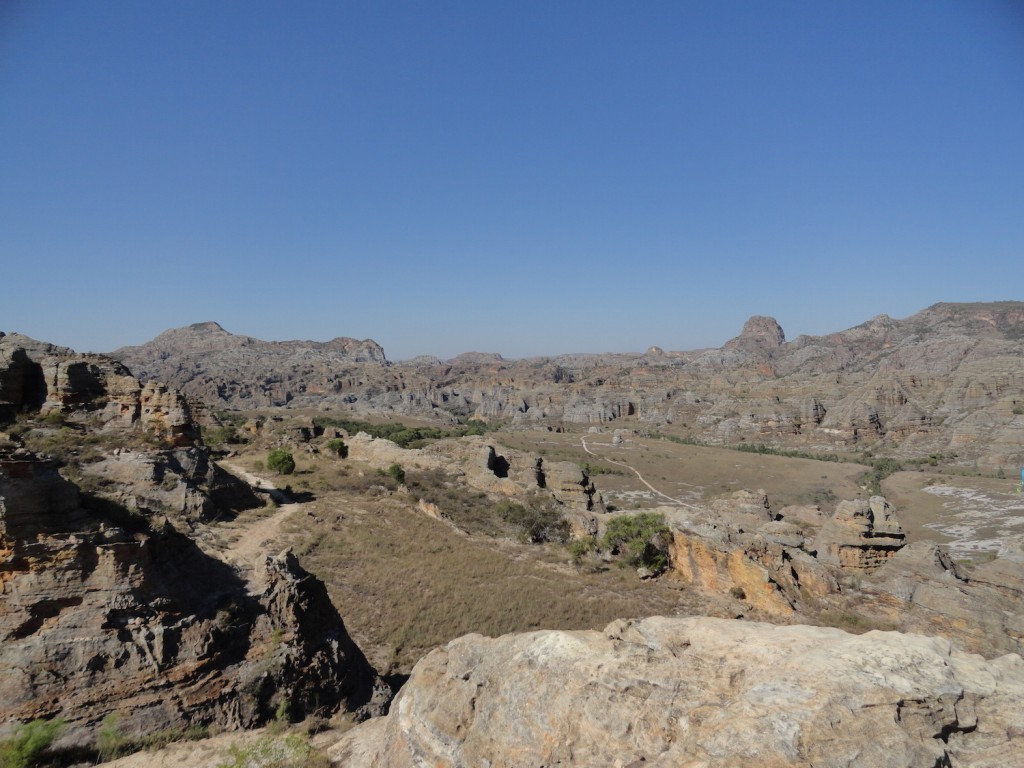 Karge Felslandschaft im Isalo Nationalpark