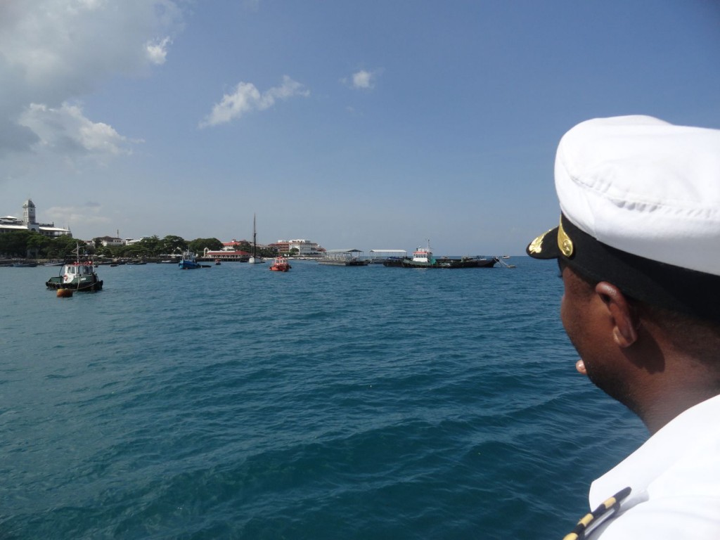 Verabschiedung von Stonetown auf der Fähre