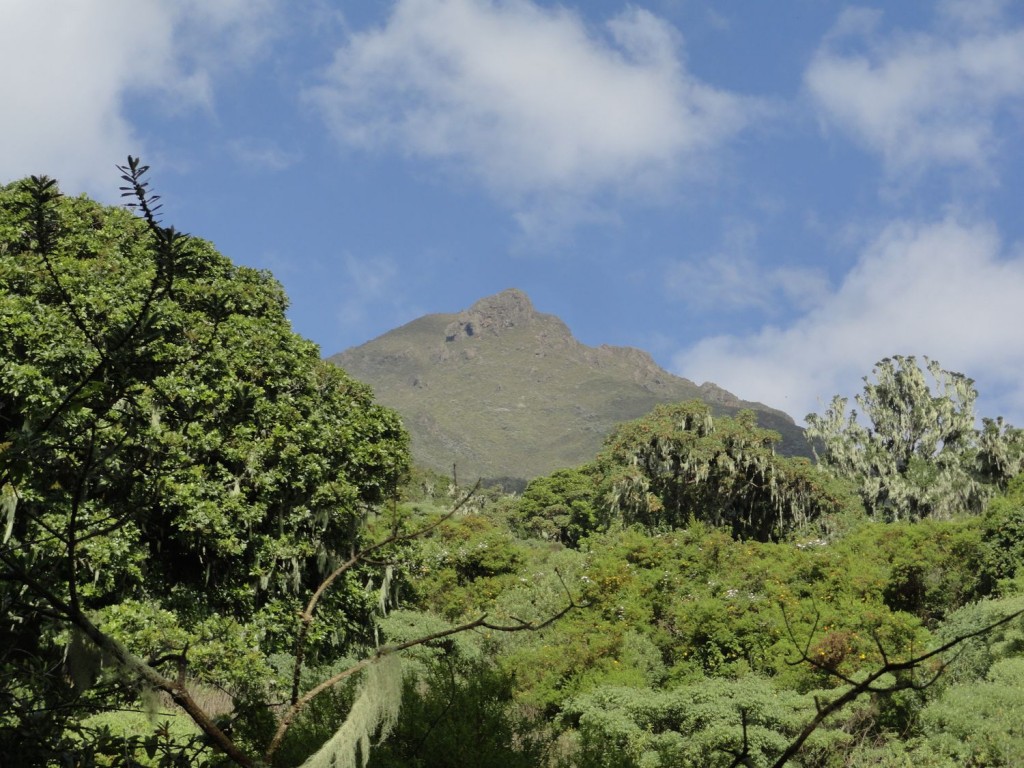 Little Meru bei Sonnenschein