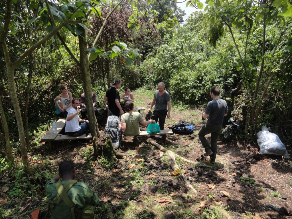 Erste Pause am Nyiragongo