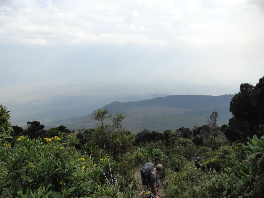 Der südliche Krater am Nyiragongo