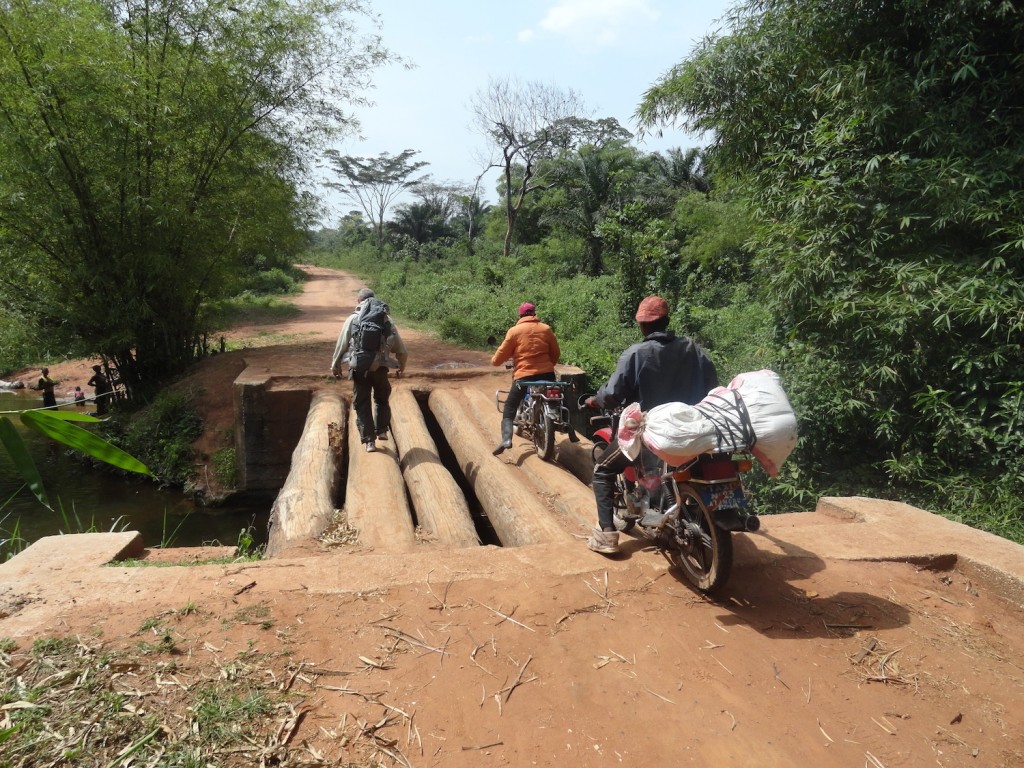 Crossing a bridge