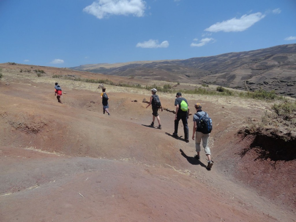 Wandergruppe in den Simien Mountains