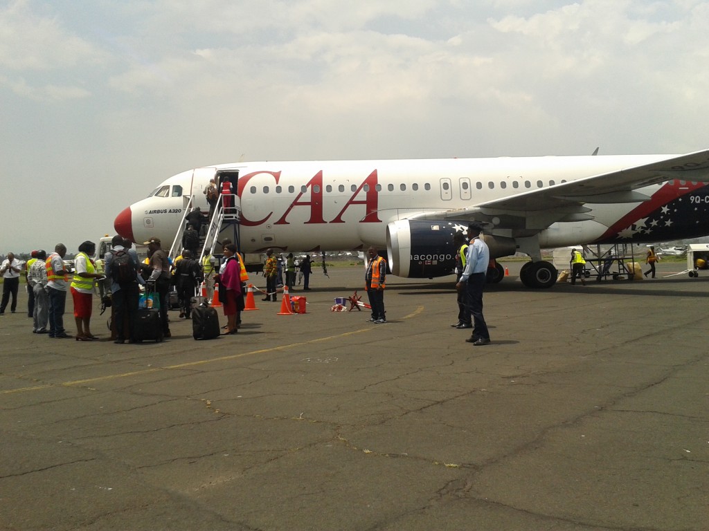 CAA-flight to Kisangani