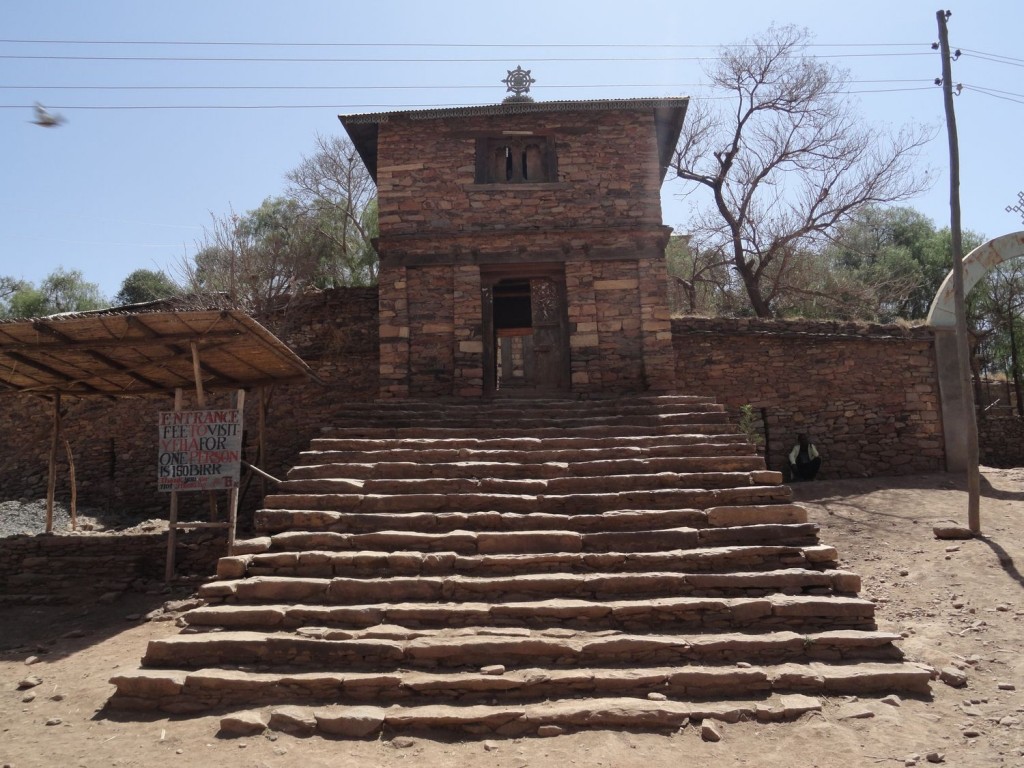 Eingang zum Tempel in Yeha