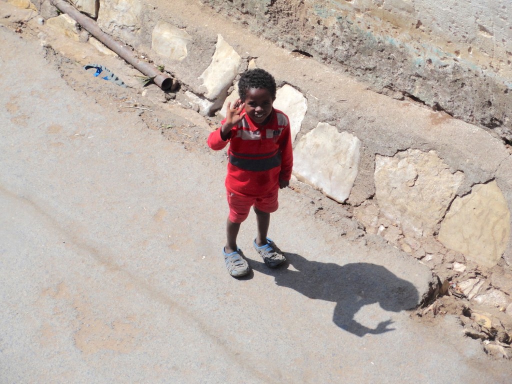 Freundliche Kinder in Harar