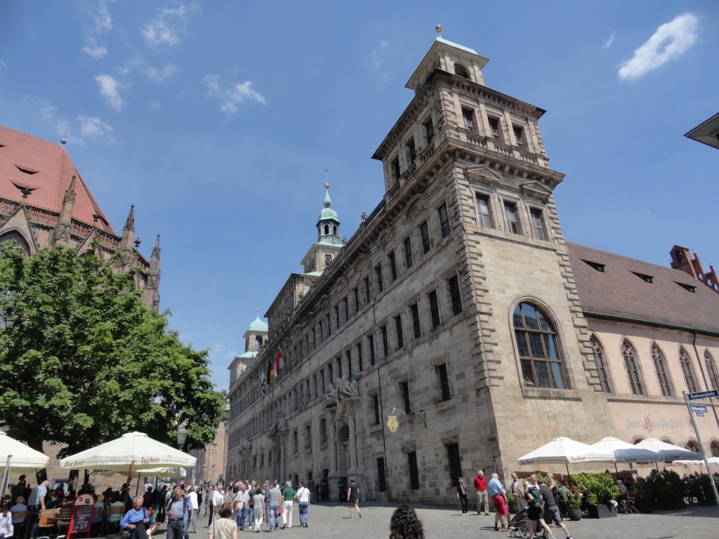 Blick auf das Alte Rathaus