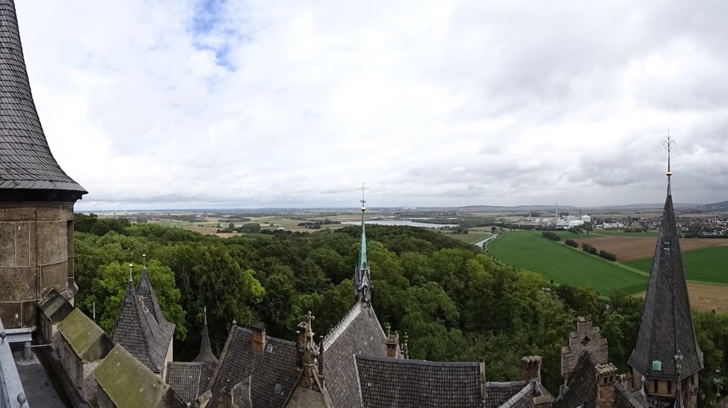 Blick über die Region um Schloß Marienburg