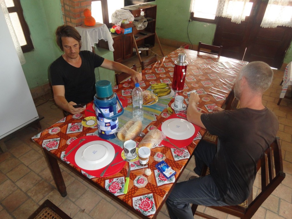 Breakfast in the Catholic Mission of Bumba