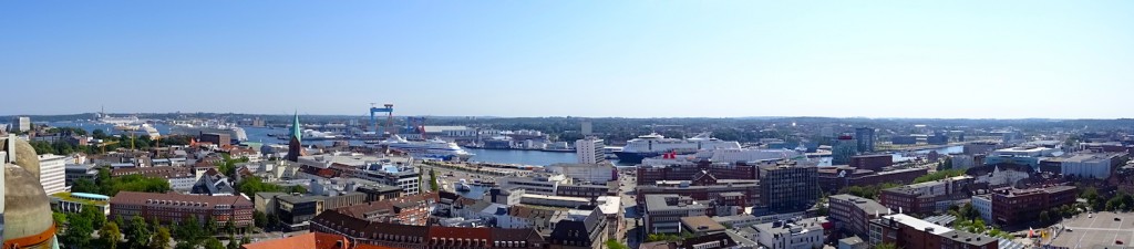 Aussicht über Kiel