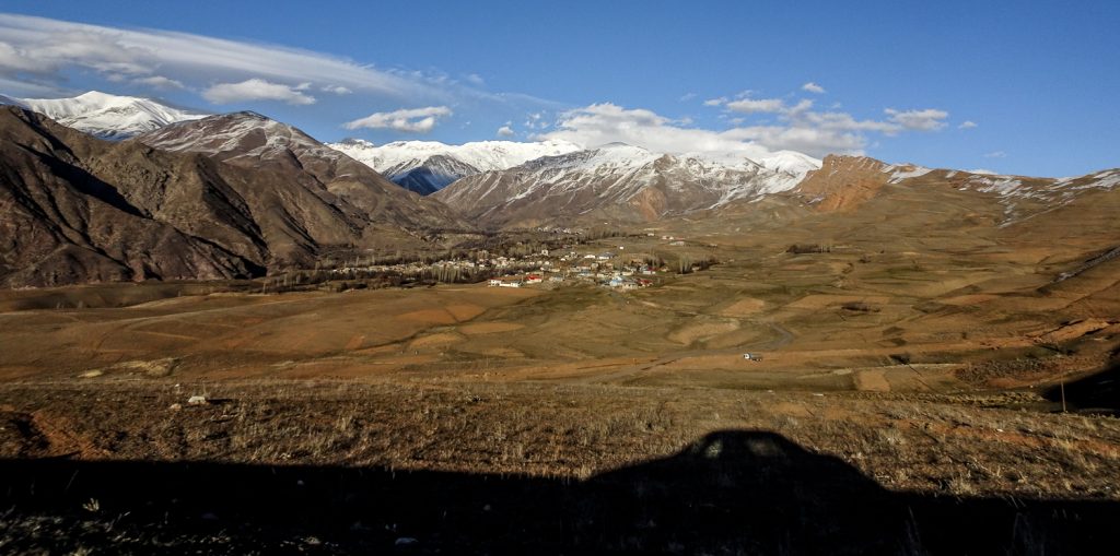 Kurz nach dem Pass von Qazvin nach Alamut Valley