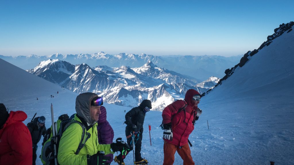 Sattel des Elbrus