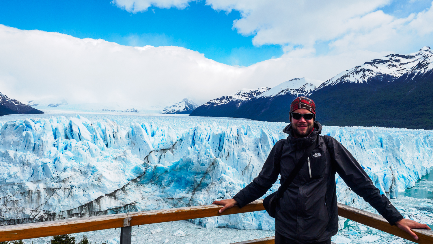 Dominik am Perito Moreno Gletscher