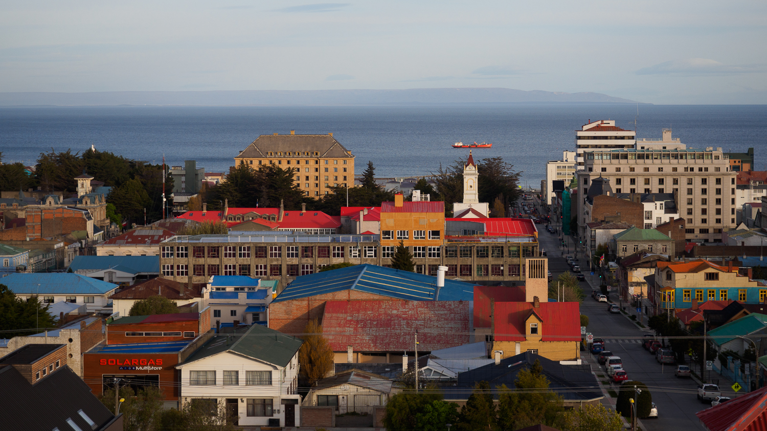 Stadtbild von Punta Arenas