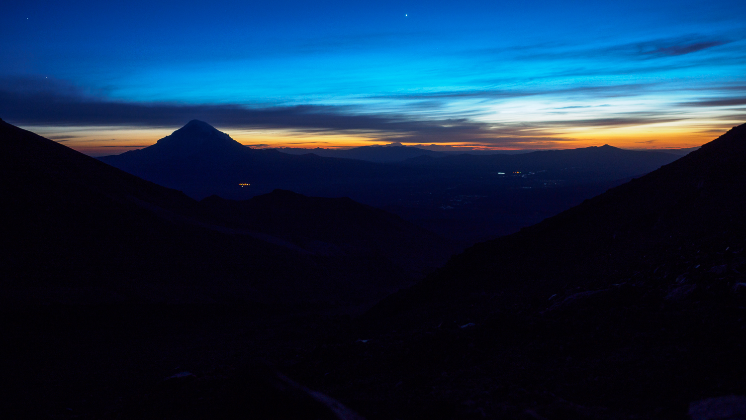 Sonnenaufgang am Parinacota