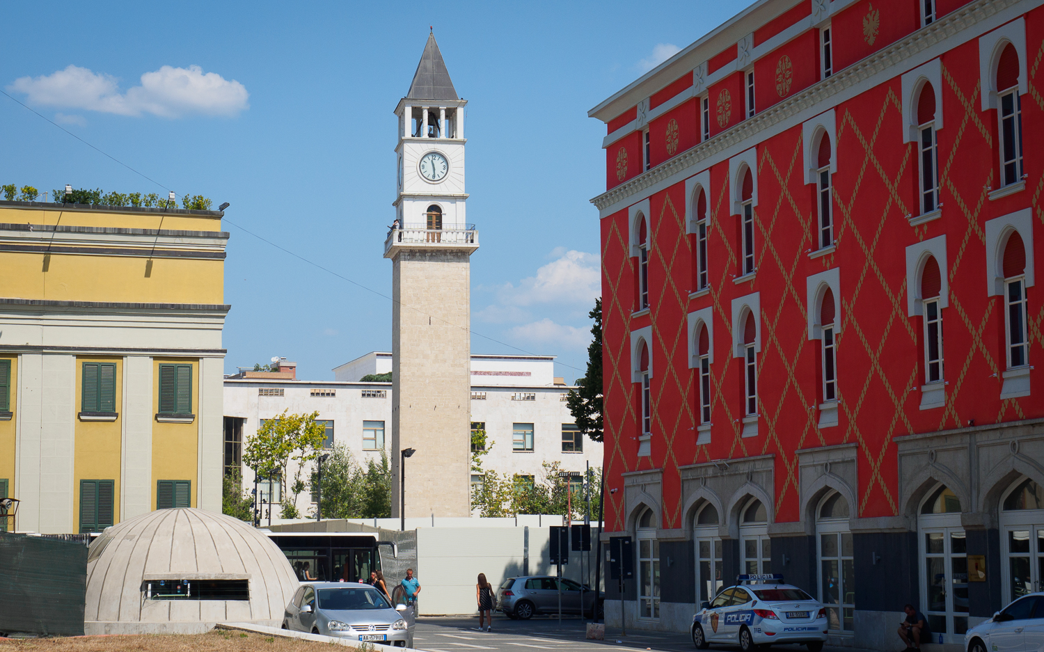 Zentrum von Tirana