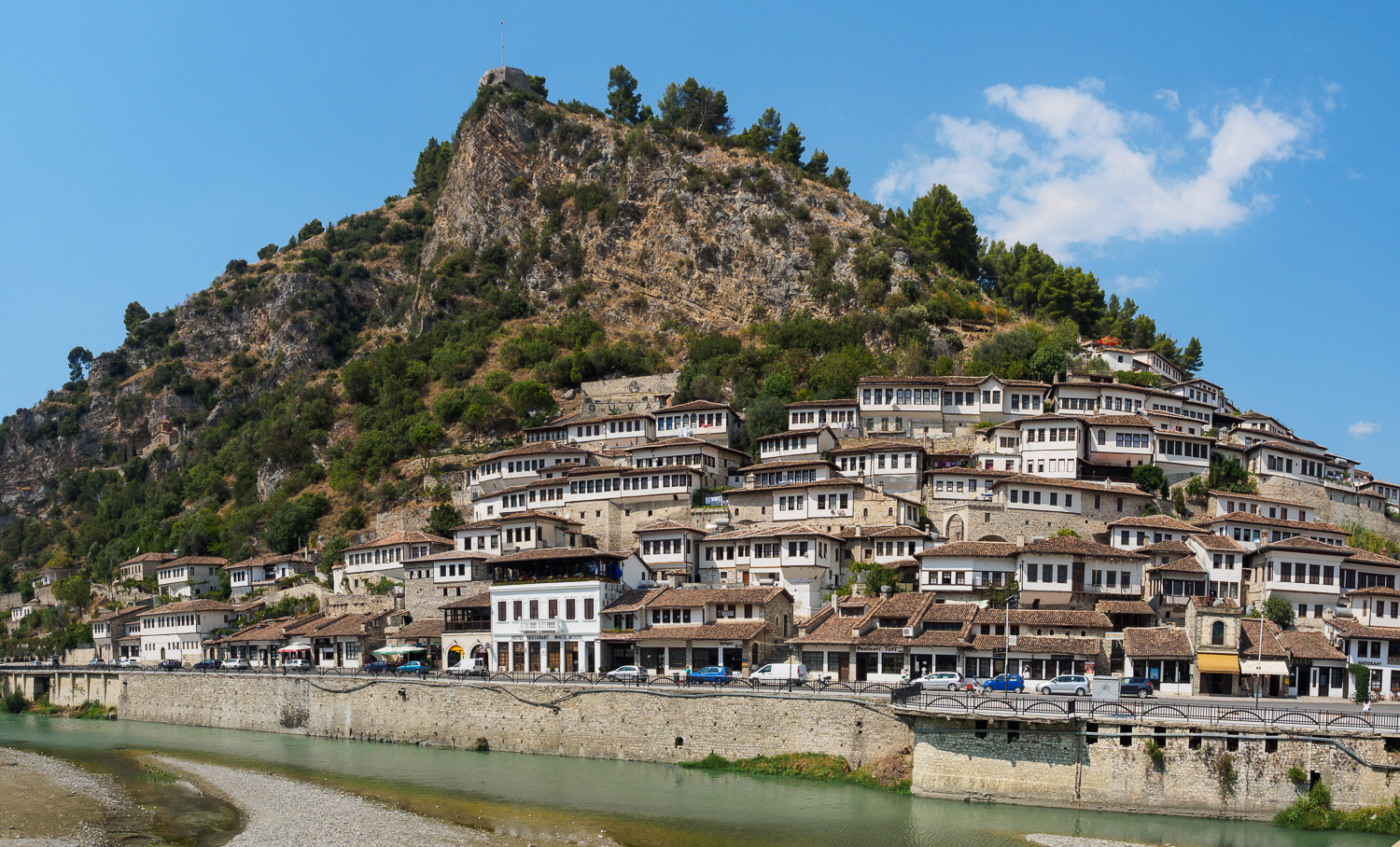 Osmanische Städte - Mangalem in Berat