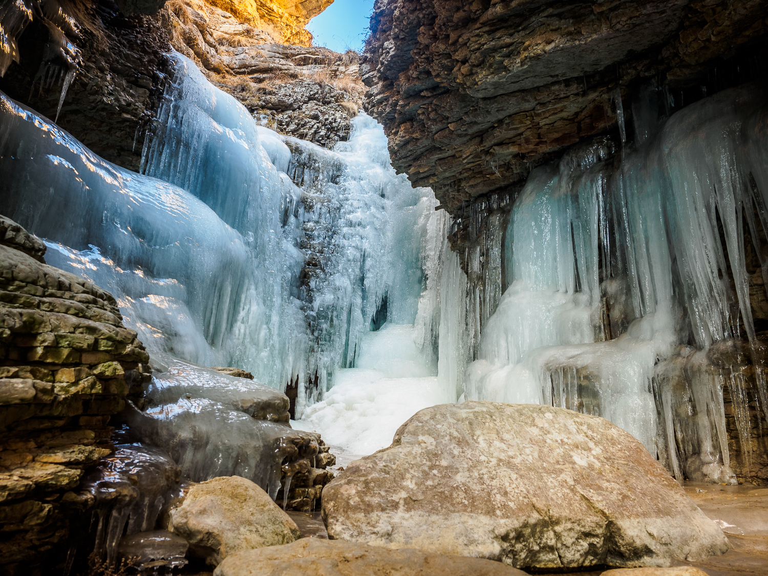 Wasserfall von Qrız